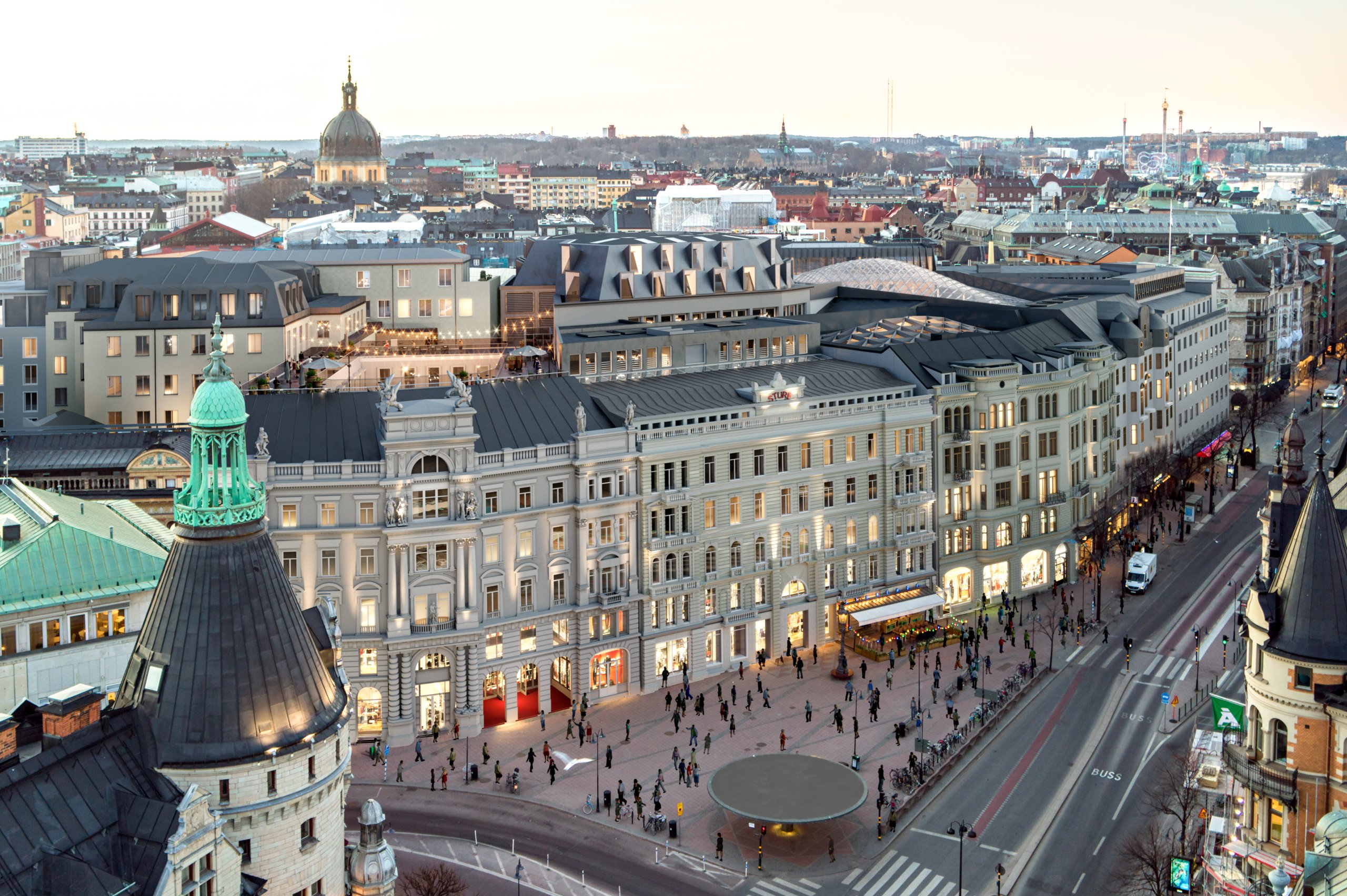 Sture Gallerian main entrance